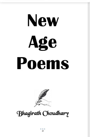 New Age Poems Bhagirath Choudhary